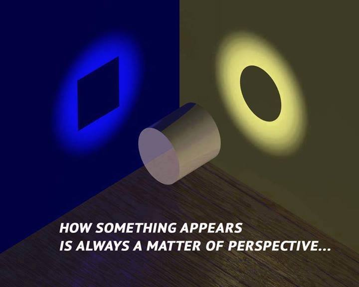 how something appears is always a matter of perspective